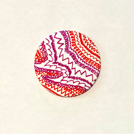COMPACT MIRROR　コンパクトミラー-LITTLE OCEAN- (RED)