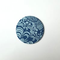 COMPACT MIRROR　コンパクトミラー-BOTANICAL -(BLUE)