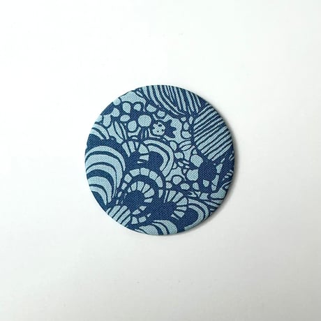 COMPACT MIRROR　コンパクトミラー-BOTANICAL -(BLUE)