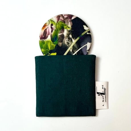 COMPACT MIRROR　コンパクトミラー-BLOOM- (BLACK)