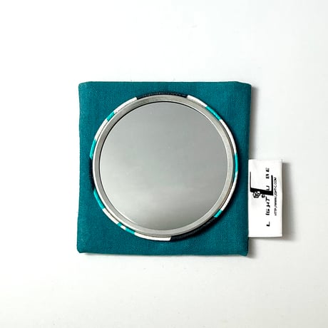 COMPACT MIRROR　コンパクトミラー-BUBBLE FLOWER- (LIGHT BLUE)