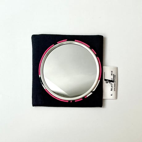 COMPACT MIRROR　コンパクトミラー-BUBBLE FLOWER- (PINK)