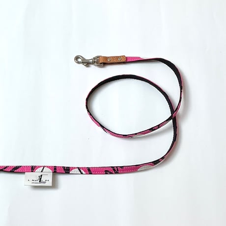 PETS_リードSS　-BUBBLE FLOWER-  (PINK)