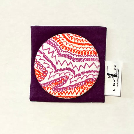 COMPACT MIRROR　コンパクトミラー-LITTLE OCEAN- (RED)