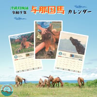 完成❗️　沖縄月桃紙　令和9年与那国馬カレンダー