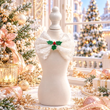 ホワイトXmas🪅ストレッチチョーカー／10本