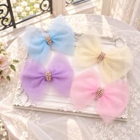 tutuパールリボン🎀ストレッチチョーカー／10本