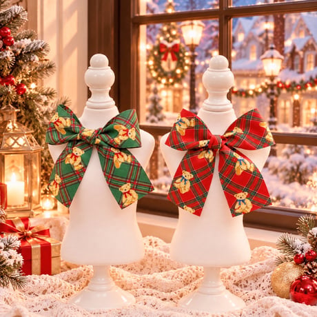 Xmasベア🧸ストレッチチョーカー／10本