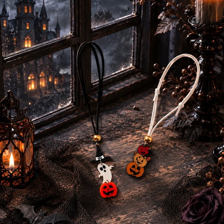 Halloween Boo🎃フリーチョーカー／紐タイプ×10本
