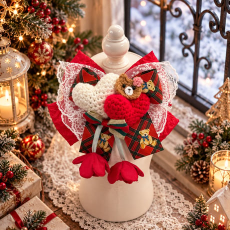 撮影用チョーカー／Xmas🧸ベア