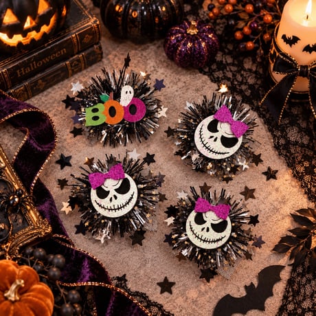 スパークリングHalloween🎃ストレッチチョーカー／10本