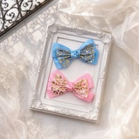 luxeレオパリボン🎀ストレッチチョーカー／10本