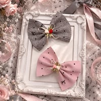 ロゼ・ドットリボン🌹ストレッチチョーカー／10本