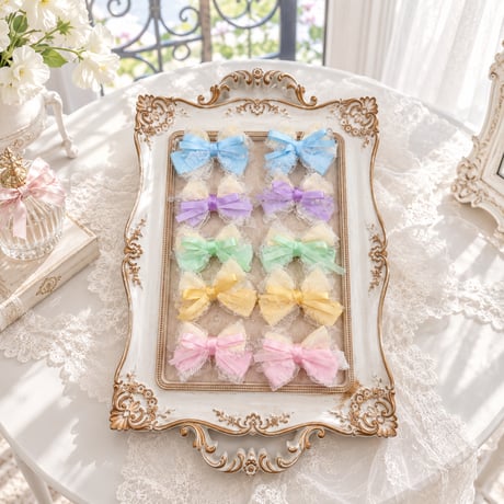 Candyリボン🎀ストレッチチョーカー／10本