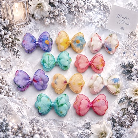 フルールリボン🎀ストレッチチョーカー／10本