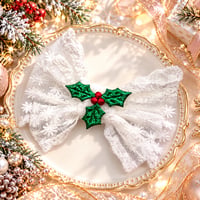 ホワイトXmas🪅ストレッチチョーカー／10本