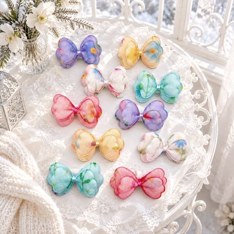 フルールリボン🎀ストレッチチョーカー／10本