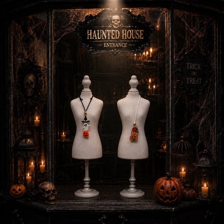 Halloween Boo🎃フリーチョーカー／紐タイプ×10本