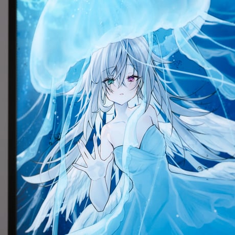ヒカルエ A3サイズ 「大海を舞う姫君」【夜星アウル Artist SpotLight】