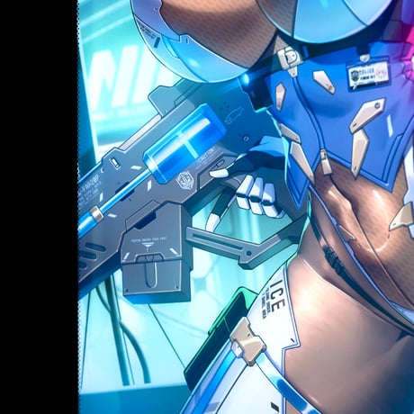 ヒカルエ A3サイズ 「INTERCEPTOR」【高峰ナダレ原画コレクション】