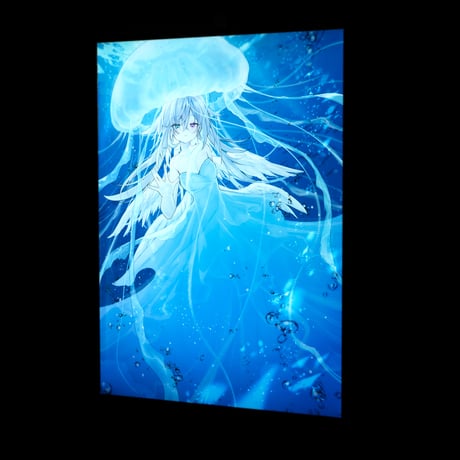 ヒカルエ A3サイズ 「大海を舞う姫君」【夜星アウル Artist SpotLight】