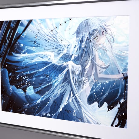 複製原画パールッセント / ILFORD社認定RGBジークレー印刷　変形サイズ  「異界生物研究所」 【夜星アウル Artist SpotLight】