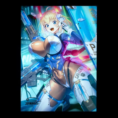 ヒカルエ A3サイズ 「INTERCEPTOR」【高峰ナダレ原画コレクション】