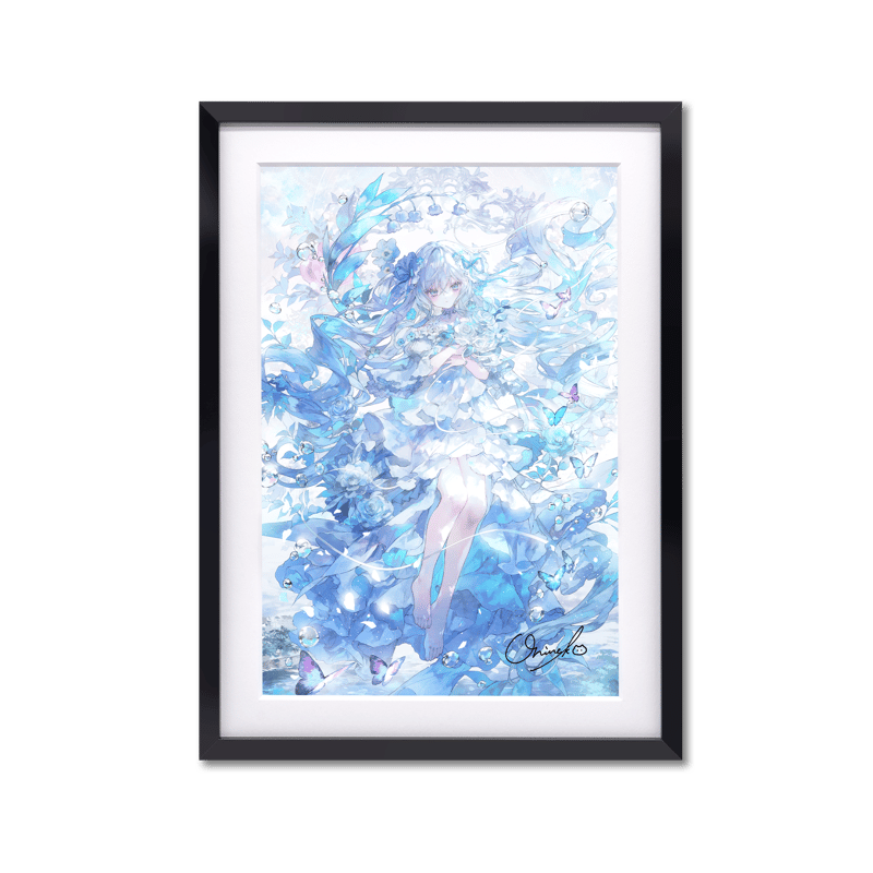 直筆サイン｜ジークレー複製原画「Epheria」 A4 / Edition.50 | XART