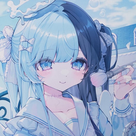 X CANVAS F4サイズ 「Angelmake」 【こんぺ伊藤原画コレクション】