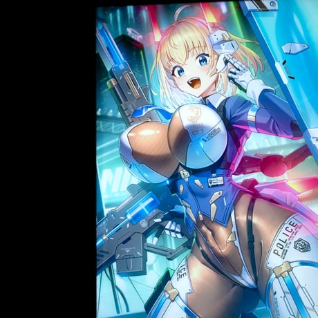 ヒカルエ A3サイズ 「INTERCEPTOR」【高峰ナダレ原画コレクション】