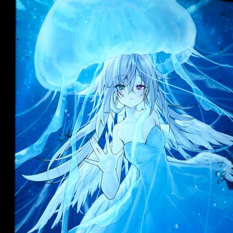 ヒカルエ A3サイズ 「大海を舞う姫君」【夜星アウル Artist SpotLight】