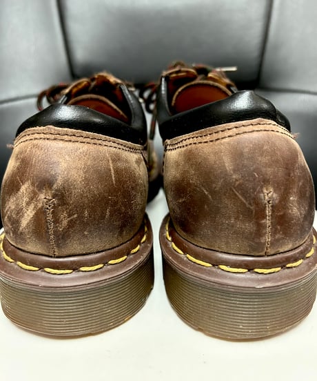 〈ヴィンテージイングランド製期ドクターマーチン〉オールドイングランド製期Dr.Martens 5EYELETレザーシューズ黄金サイズUK9ヴィンテージ年代ランク美品スペシャルプライス