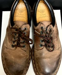 〈ヴィンテージイングランド製期ドクターマーチン〉オールドイングランド製期Dr.Martens 5EYELETレザーシューズ黄金サイズUK9ヴィンテージ年代ランク美品スペシャルプライス