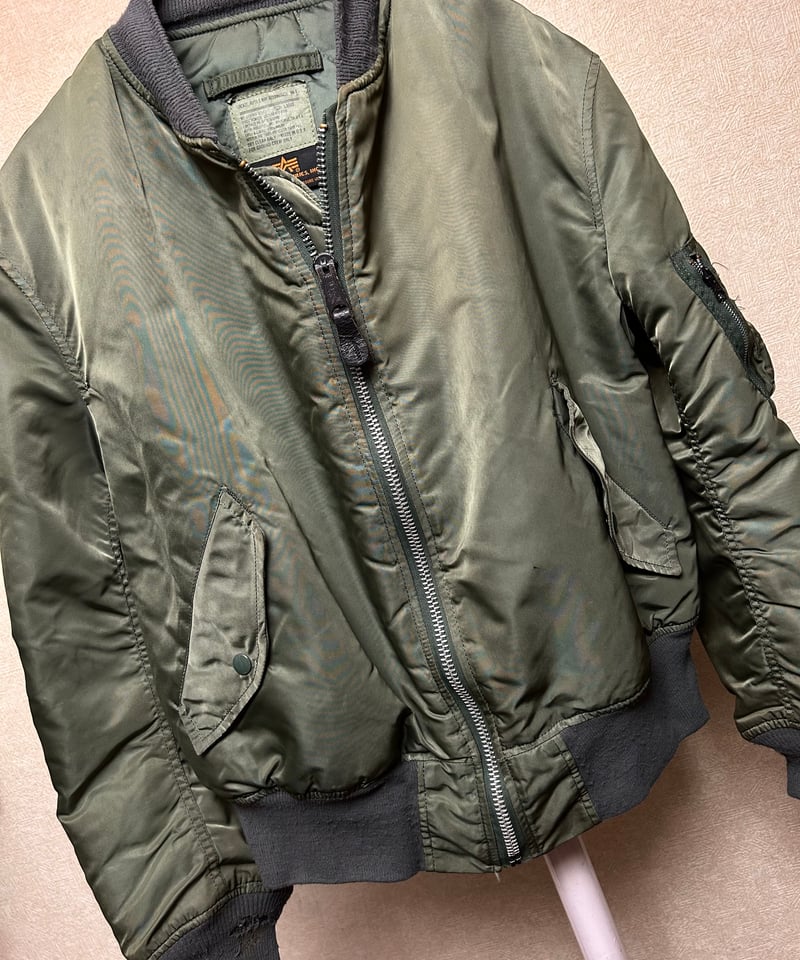 U.S.A.製最終期ALPHA MA-1ジャケット〉 U.S.A.製最終期ALPHA Typ