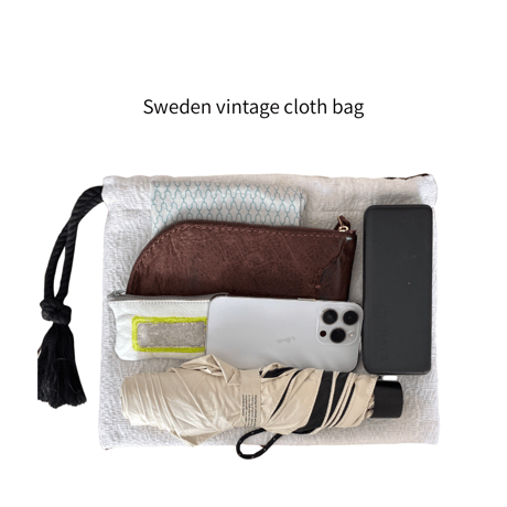 Sweden vintage cloth bag