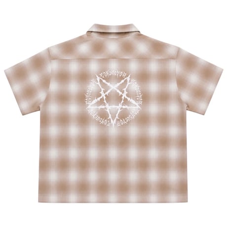COTTON FLANNEL SHORT SLEEVE PRINTED SHIRT