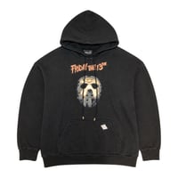 x FRIDAY THE 13TH VINTAGE EFFECT HOODIE