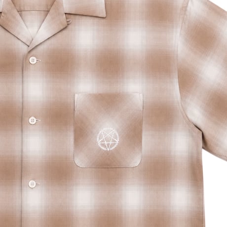 COTTON FLANNEL SHORT SLEEVE PRINTED SHIRT