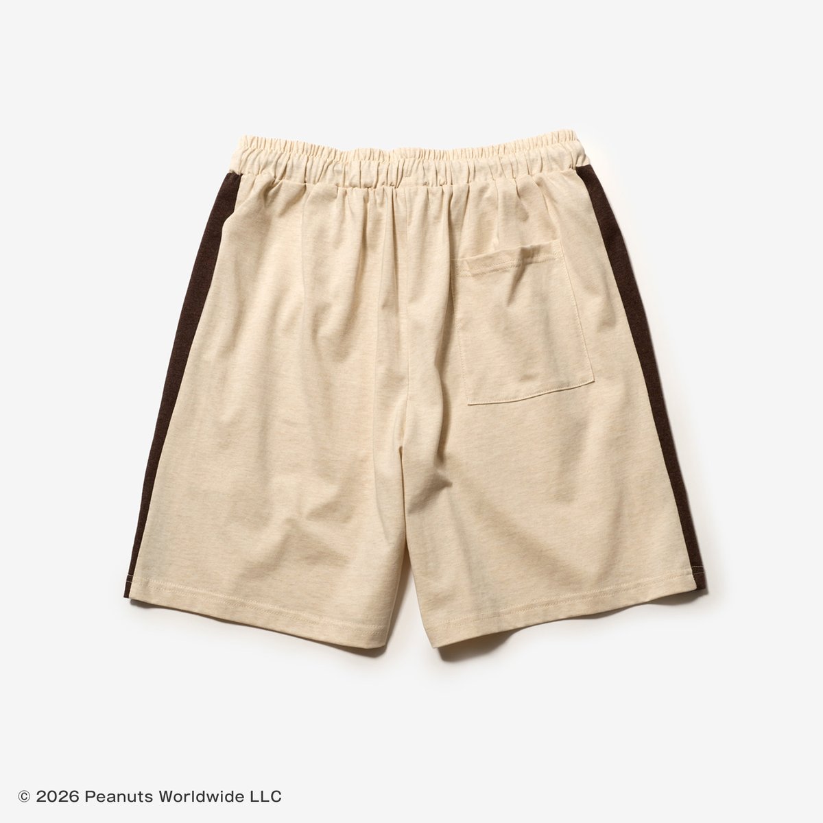 PEANUTS×サウナイキタイ ハーフパンツ（ベージュ） | サウナイキタイSTORE