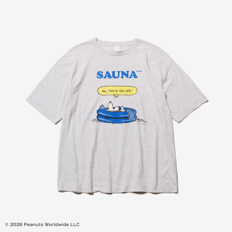 PEANUTS×サウナイキタイ IKITAIを添えてTシャツ（水風呂） | サウナ