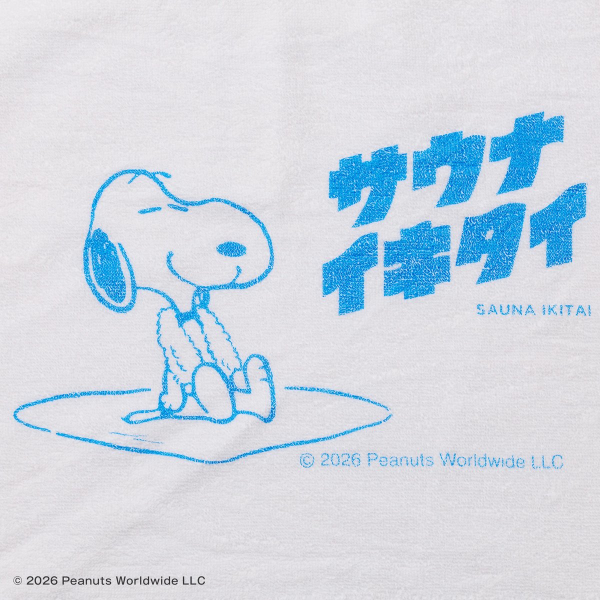 PEANUTS×サウナイキタイ フェイスタオル | サウナイキタイSTORE