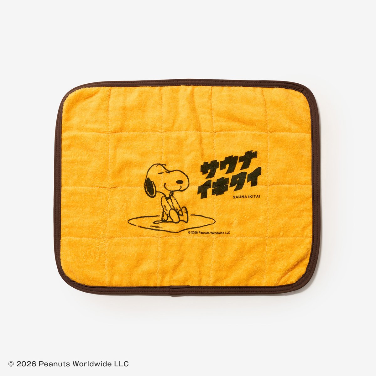 PEANUTS×サウナイキタイ サウナマット | サウナイキタイSTORE