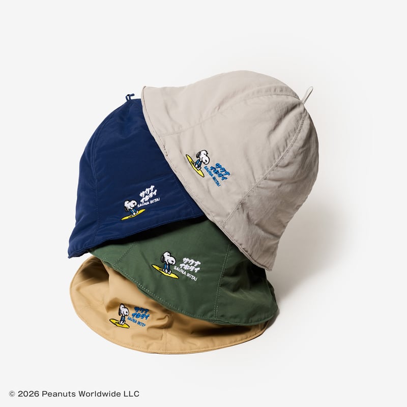 PEANUTS×サウナイキタイ サウナハット | サウナイキタイSTORE