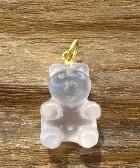 Hima ヒマ 22kgold ピーチ グミベア ペンダント