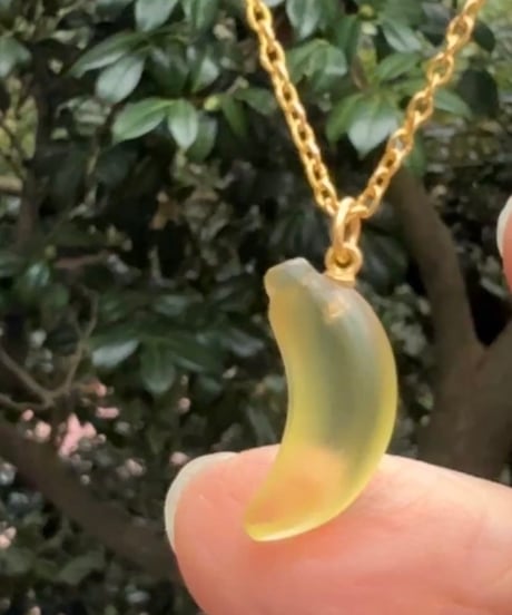 Hima ヒマ 22kgold レモンクォーツ バナナ チャーム