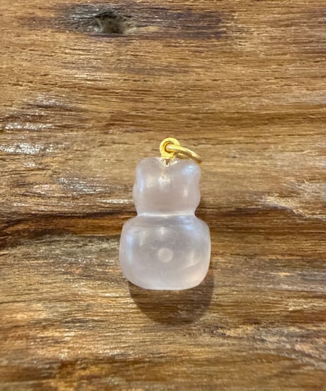 Hima ヒマ 22kgold ピーチ グミベア ペンダント