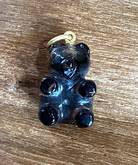 Hima ヒマ 22kgold グミベア スモーキークォーツ ペンダント