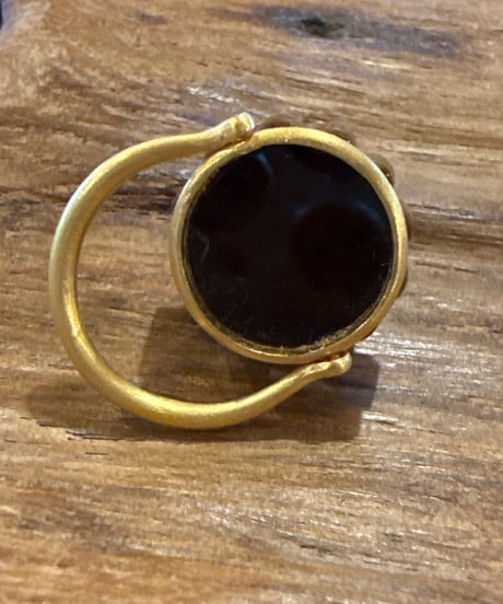 Hima ヒマ 22kgold  クリームチェリータルト リング