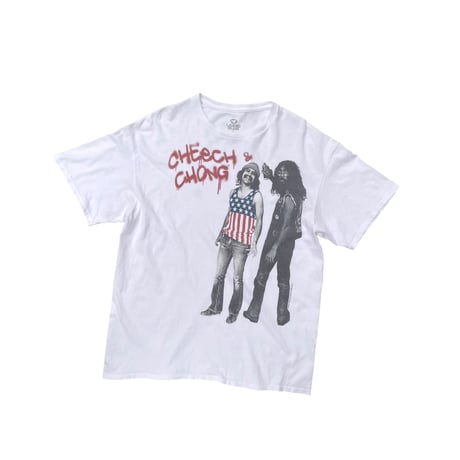 Cheech & Chong Tee Size-L LIQUID BLUE Official