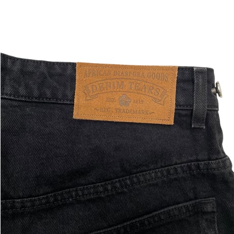 DENIMTEARS  Black Denim Shorts Size-XL